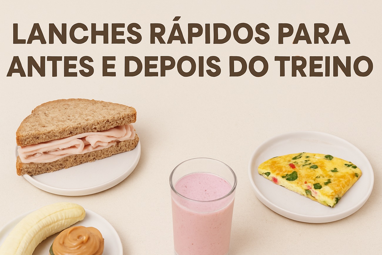 Lanches rápidos para antes e depois do treino